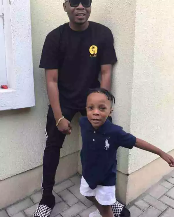 Olamide Shows Off His Son